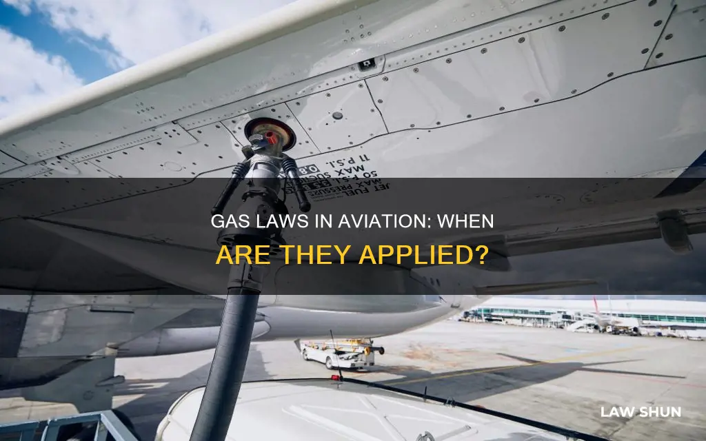 when is general gas law applied in aviation