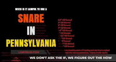 Pennsylvania Snare Laws: When and How to Use Them Legally