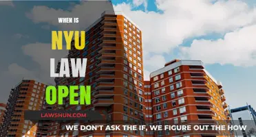 NYU Law's Operating Hours: A Comprehensive Guide for Prospective Students