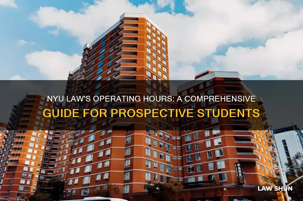 when is nyu law open