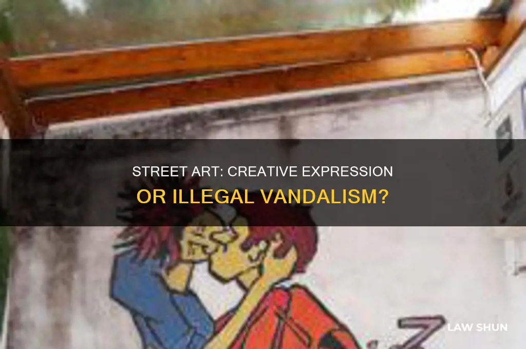 when is street art considered art or against the law