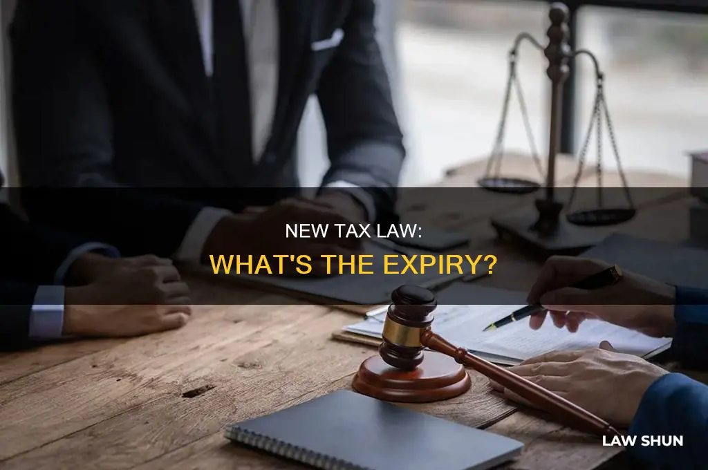 when is the nee tax law over