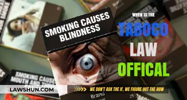 When Does the Tobacco Law Officially Take Effect?