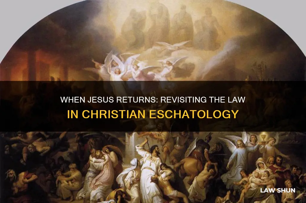 when jesus comes we go back under the law