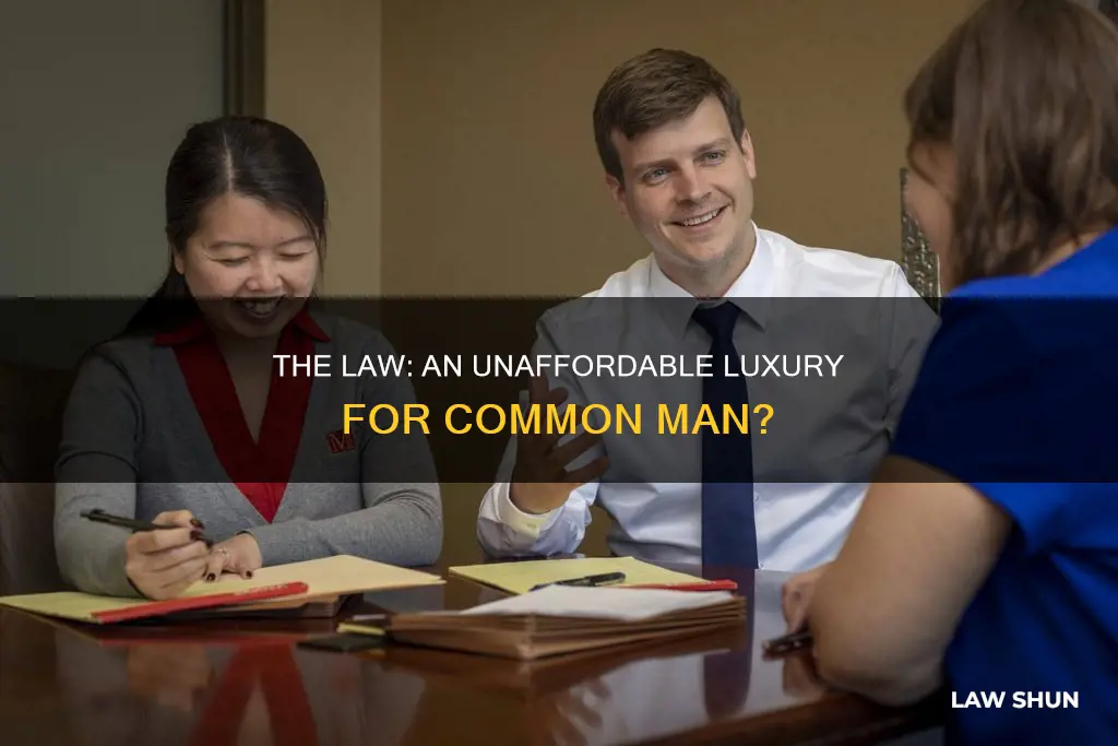 when law is impossible for the common man