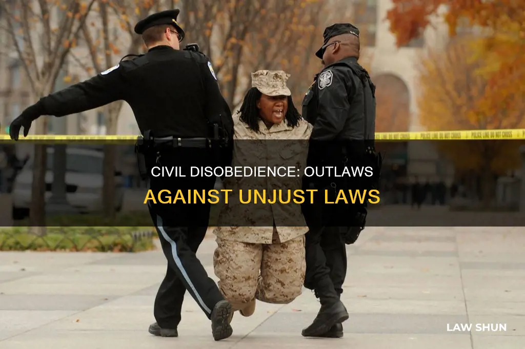 when laws become unjust one must become an outlaw