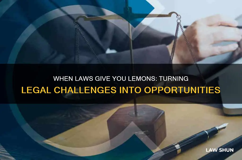 when laws give you lemons
