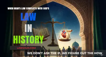 Divine vs. Human Justice: Historical Battles Between God's and Man's Law