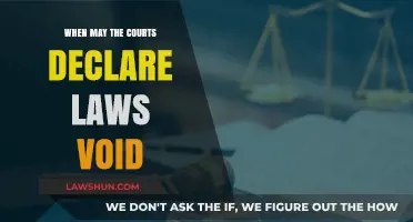 When Courts Declare Laws Void: Understanding Judicial Review and Limits