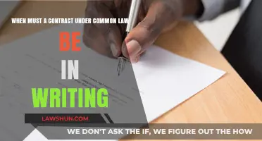 Contract Law: When Written Agreements are Necessary