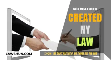 Deed Creation: New York Law Requirements