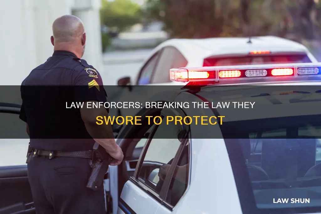 when people from the law break law