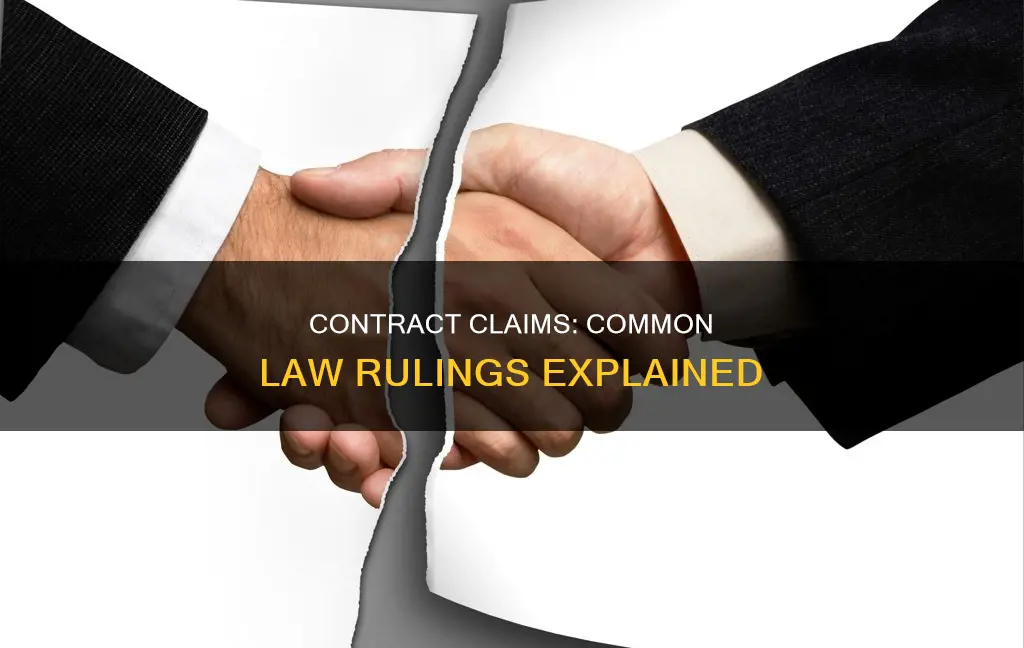 when ruling on common law contract claims