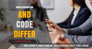 Session Law vs. Code: Resolving Legal Discrepancies and Implications