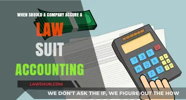 When Should Companies Accrue Lawsuits in Financial Accounting?