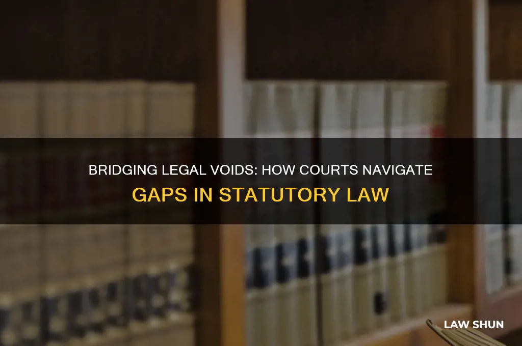 when there are gaps in statutory law courts rely on