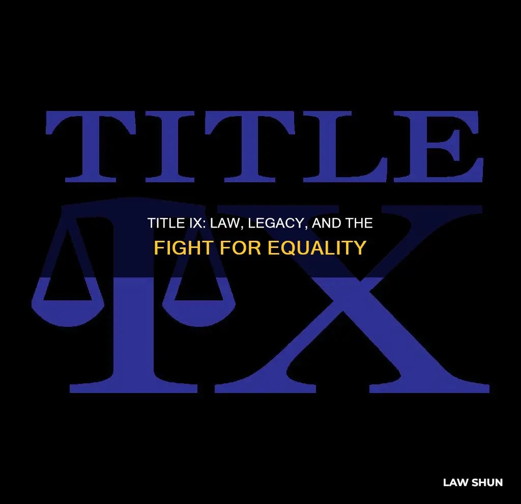 when title ix proposal become law