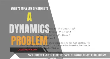 Cosine Law: When to Apply in Dynamics Problems