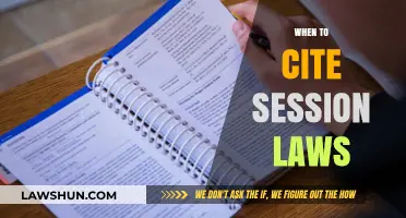 When to Cite Session Laws: Essential Guidelines for Legal Research