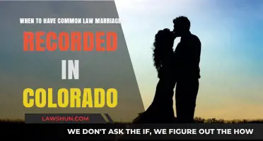 Colorado Common Law Marriage: Official Record Requirements