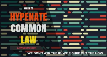 The Hyphenation of Common Law: When to Use a Dash