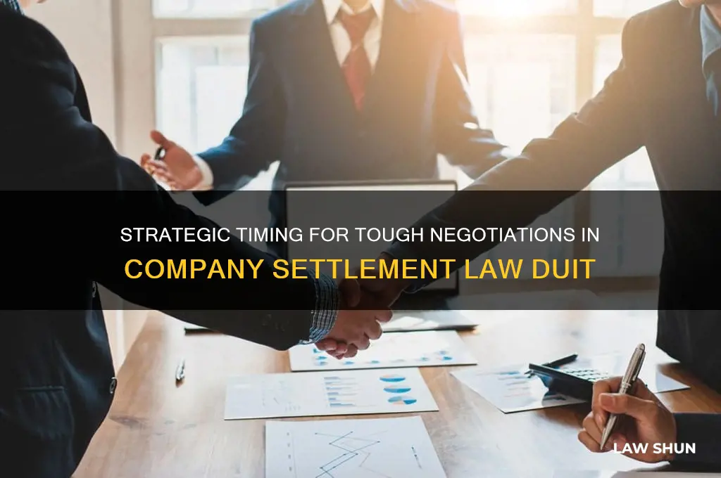 when to play hardball with a company settlement law duit