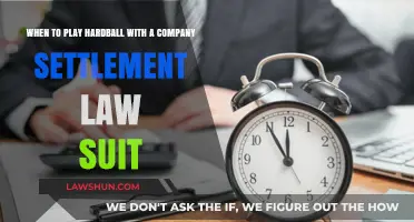 Strategic Timing: When to Play Hardball in Company Settlement Lawsuits