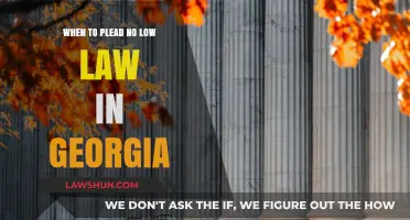 When to Plead No Contest in Georgia: Legal Insights