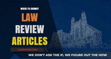 Strategic Timing for Submitting Law Review Articles: Maximize Acceptance Chances