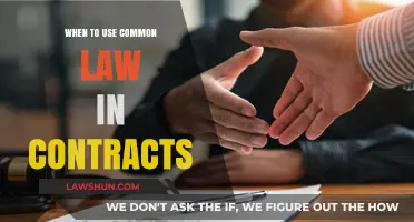 Common Law Contracts: When to Apply Them