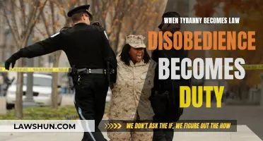 Disobedience: A Duty Against Tyrannical Laws