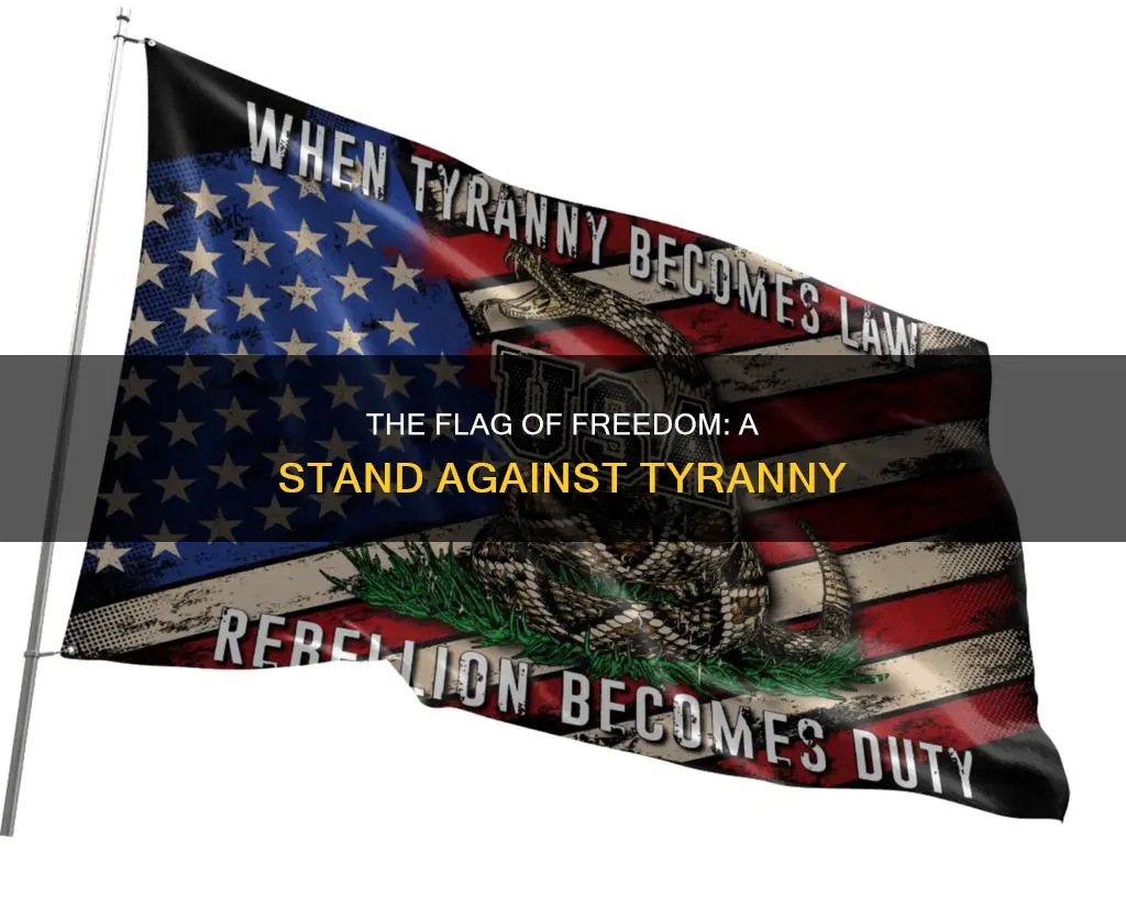 when tyranny becomes law flag