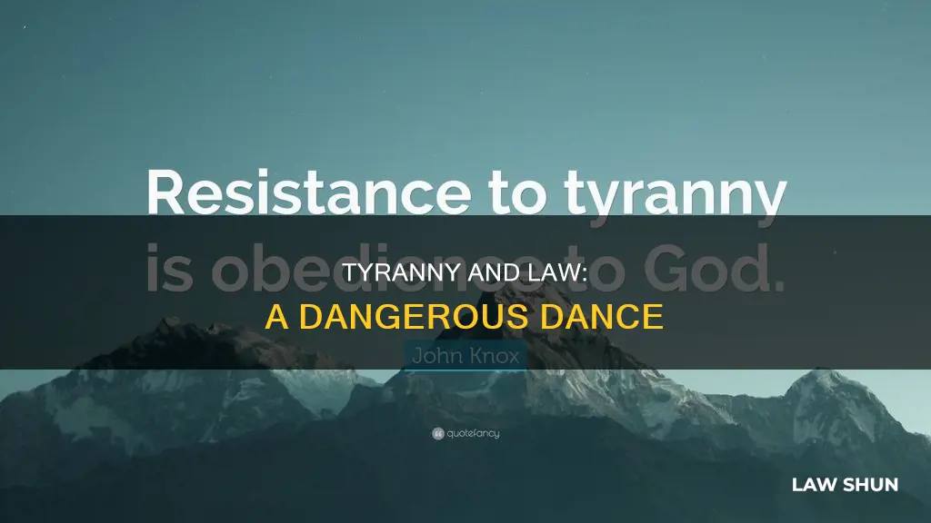 when tyranny becomes law quote