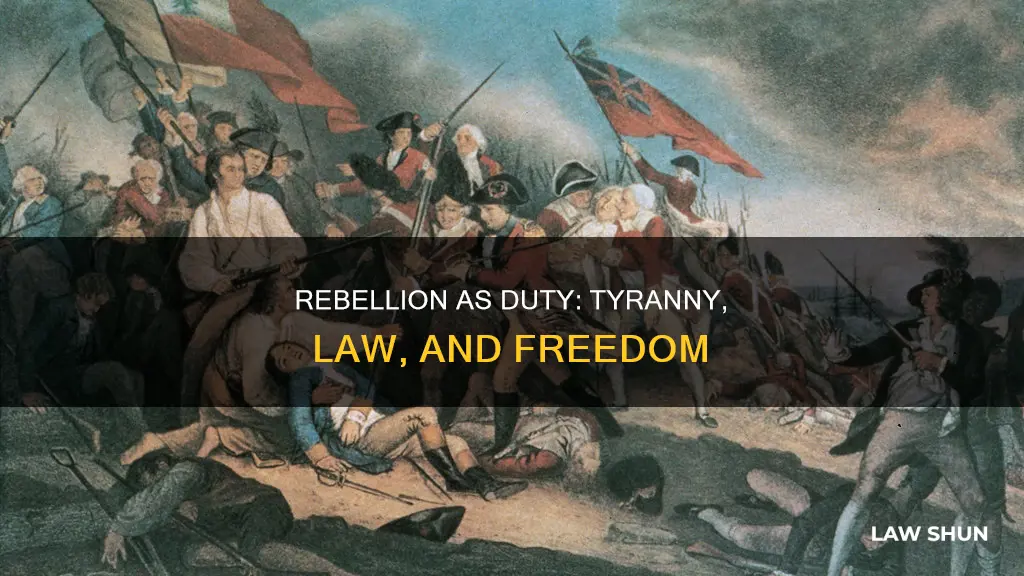 when tyranny becomes law rebellion becomes duty quote