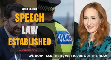 UK Hate Speech Law: When Did It Begin?