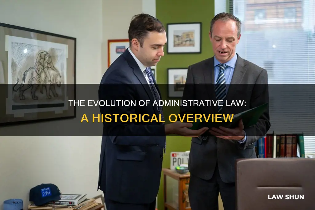 when was administrative law created