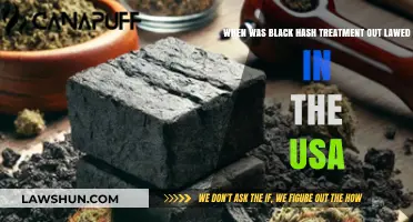 Black Hash Treatment Outlawed: A Historical Overview of US Prohibition
