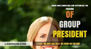 Christina Law's Appointment as Group President: A Timeline Overview
