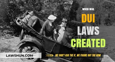DUI Laws: When Did They Start?