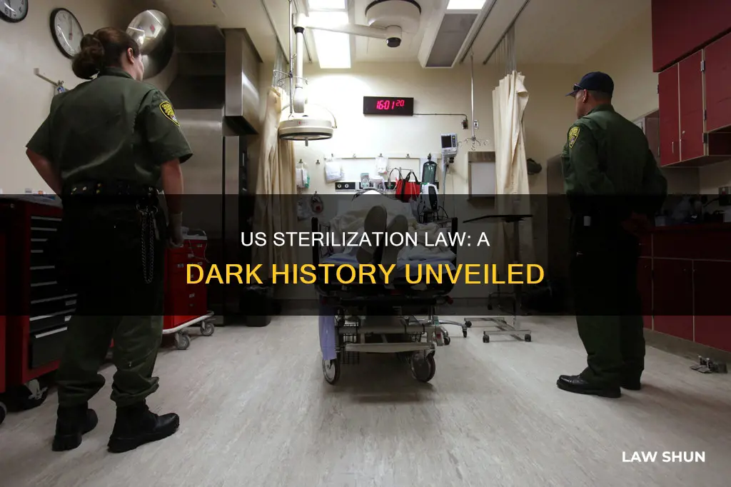 when was first sterilization law in the us was enacted
