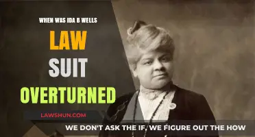 Ida B. Wells' Landmark Lawsuit Overturned: A Historical Turning Point