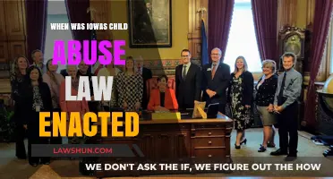 Iowa's Child Abuse Law: A Historical Overview of Its Enactment