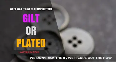 The Legal History of Stamped Buttons: Gilt and Plated Regulations
