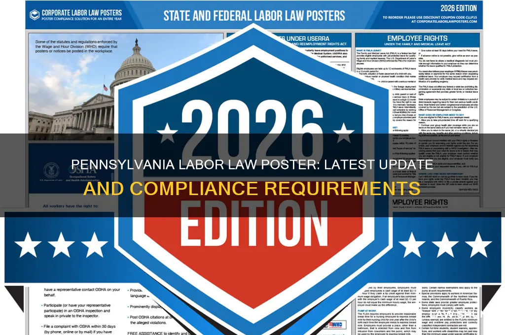when was last time pa labor law poster was updated