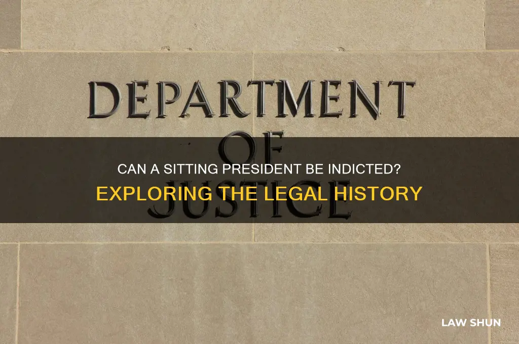 when was law enacted to not indict a sitting president