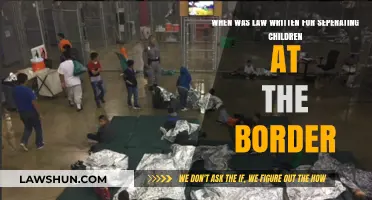 Tracing the Origins of Border Child Separation Policies: A Timeline