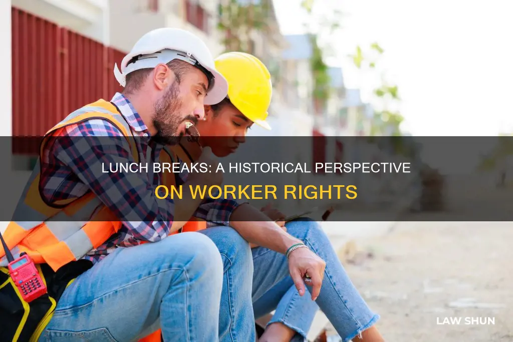 when was lunch law for workers created