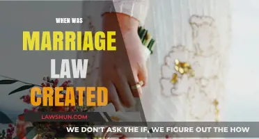 Marriage Laws: When Did They Begin?
