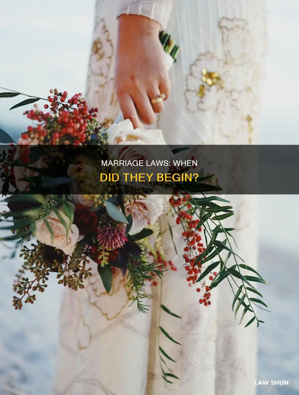 when was marriage law created