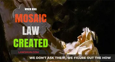 Mosaic Law: When Was It Created?
